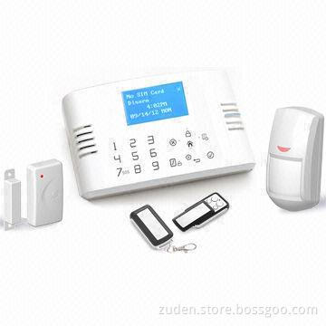 GSM + PSTN Alarm System with LCD Display and Touch Keypad, CID Protocol